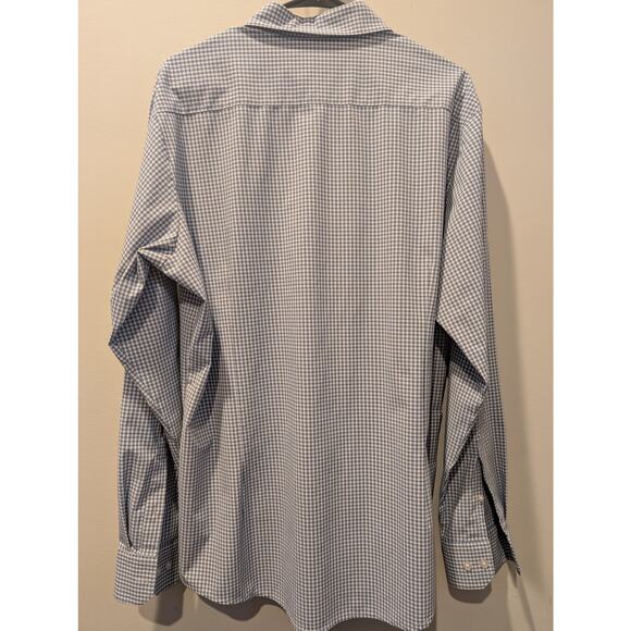 Mizzen Main Leeward Shirt Mens Large Standard FIt Blue Check Button Down - Picture 5 of 6